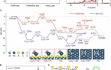 大连化物所Nature Commun：WS2限域Pd原子室温选择性乙炔加氢制备乙烯