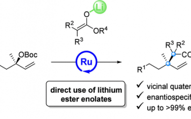 JACS：Ru催化烯醇酯取代不对称合成四级碳