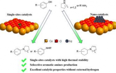韩布兴院士&吴海虹Angew：单原子Pd/CeO2选择性还原苯酚制备苯胺