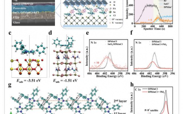 AFM：π-π堆积介导的双层分子桥用于改善钙钛矿太阳能电池的界面电荷传输