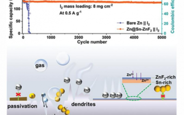 AEM：水性锌碘电池中锌金属多功能表面涂层的原位构建