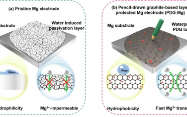 Nature Commun：水导致Mg电极钝化的机理以及铅笔描绘制备抗水Mg电极界面