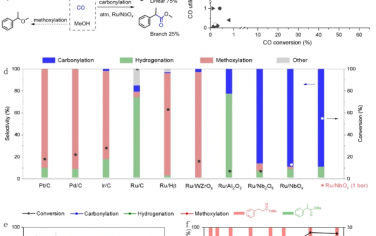 中科院化学所Nature Commun：Ru/NbOx实现温和条件的烯烃烷氧基化羰基化