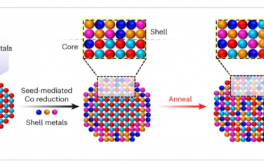 Nature Synthesis：核壳纳米颗粒热转化为单分散高熵合金纳米颗粒的逆合成设计