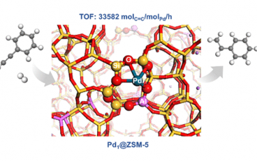 李亚栋院士团队JACS：Pd单原子/ZSM-5选择性炔烃半加氢