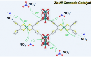 南京大学Angew：Zn5-NiS4双位点的氧化还原MOF实现高效电催化还原硝酸盐合成氨