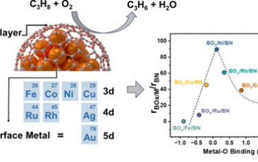 JACS：载体金属增强硼催化丙烷脱氢的描述符