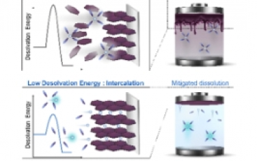 ACS Nano：控制电解质脱溶剂能抑制共插层机理和有机电极溶解