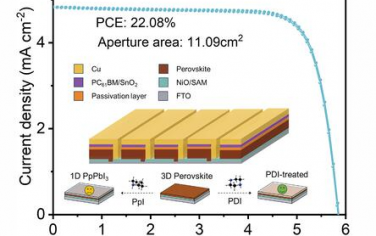 AFM：增强界面接触来实现高效稳定的倒置钙钛矿太阳能电池和模块