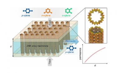 JACS：使用沸石纳米管阵列膜极快地分离二甲苯异构体