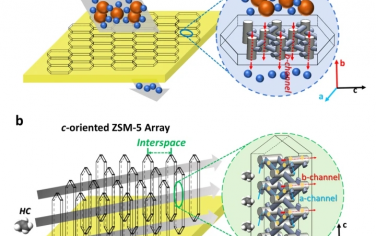 Nat Commun：通过取向和单晶阵列结构的ZSM-5薄膜在单片上增强吸附动力学