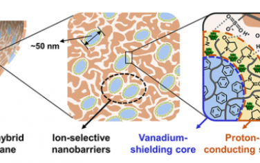 Nano Letters：氧化还原液流电池电解质膜中离子选择性纳米屏障的自组装结构