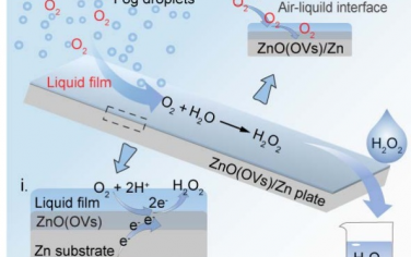 西南交通大学Angew：基于ZnO催化体系实现空气持续制备H2O2